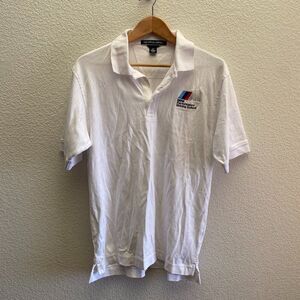 BMW Performance Driving School Devon & Jones White Polo Shirt Small